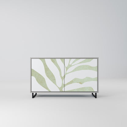 Credenza BOTANICAL SPARK a 2 ante in finitura grigia