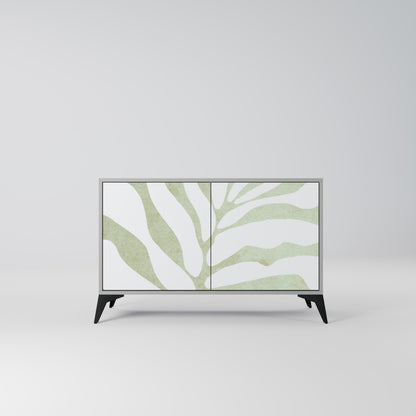Credenza BOTANICAL SPARK a 2 ante in finitura grigia