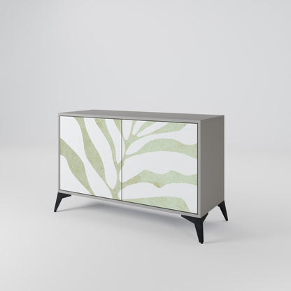 Credenza BOTANICAL SPARK a 2 ante in finitura grigia