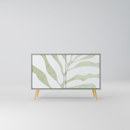 Credenza BOTANICAL SPARK a 2 ante in finitura grigia