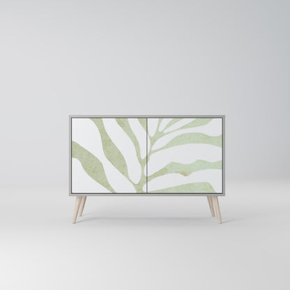Credenza BOTANICAL SPARK a 2 ante in finitura grigia
