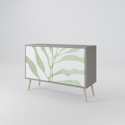 Credenza BOTANICAL SPARK a 2 ante in finitura grigia