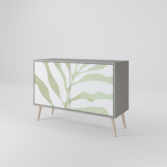 Credenza BOTANICAL SPARK a 2 ante in finitura grigia