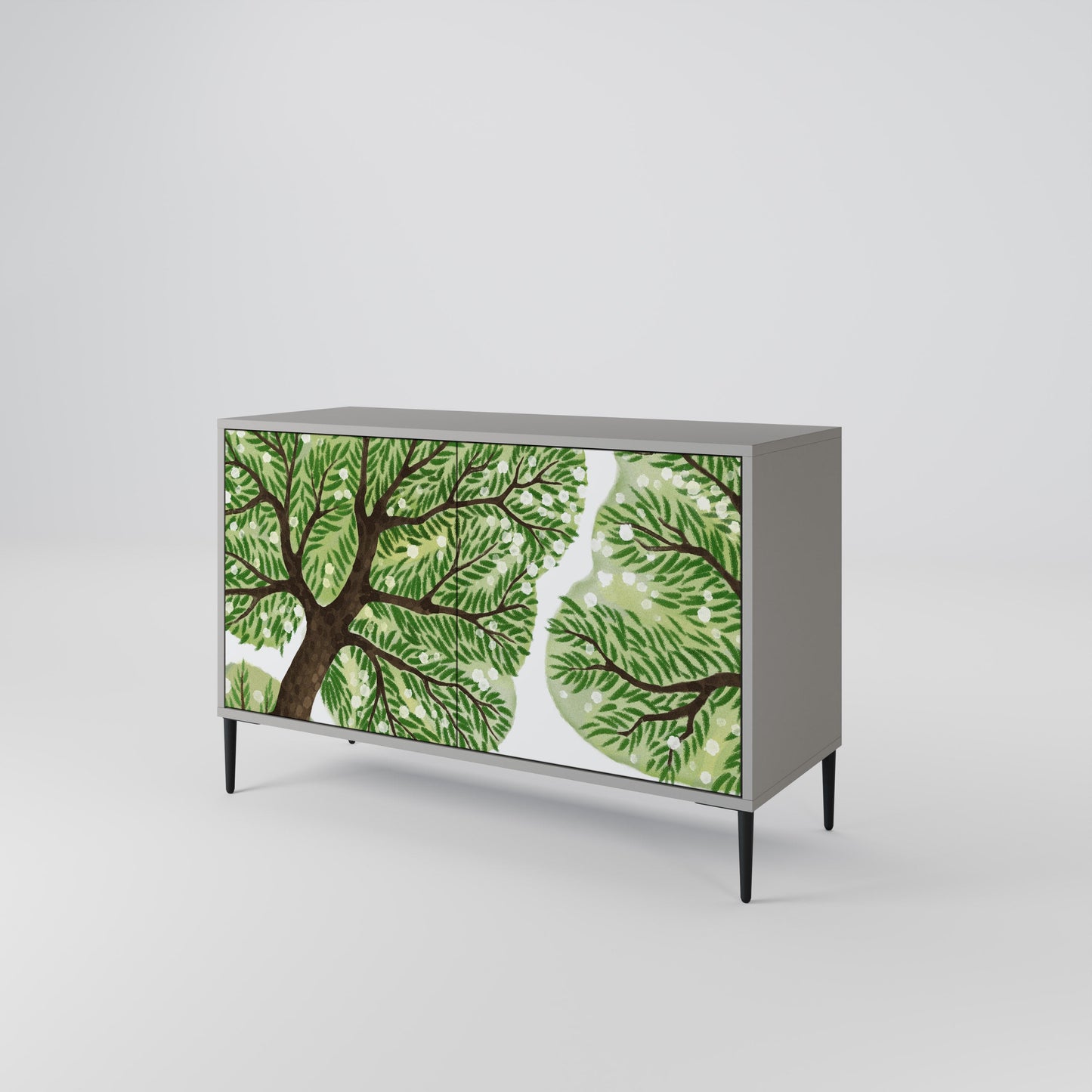 WILDERNESS DASH 2-Door Sideboard in Grey Finish