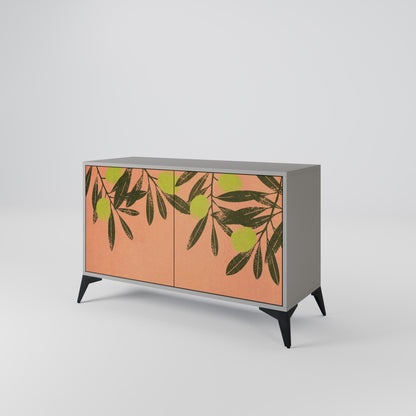 JUICY OLIVES 2-Door Sideboard in Grey Finish