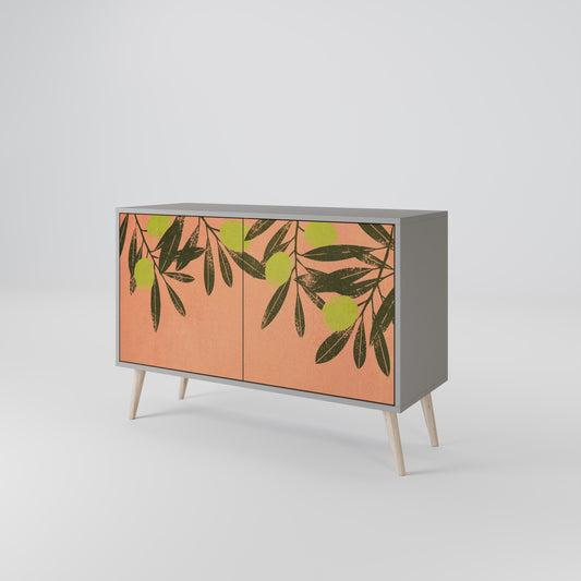 JUICY OLIVES 2-Door Sideboard in Grey Finish