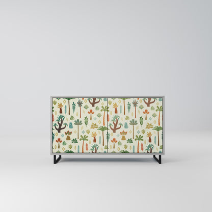 PALM SPRING 2-Door Sideboard in Grey Finish