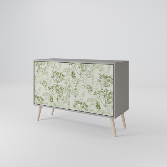 FENNEL BALDACHIN 2-Door Sideboard in Grey Finish