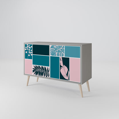 COMBINATION OF SHAPES 2-Door Sideboard in Grey Finish