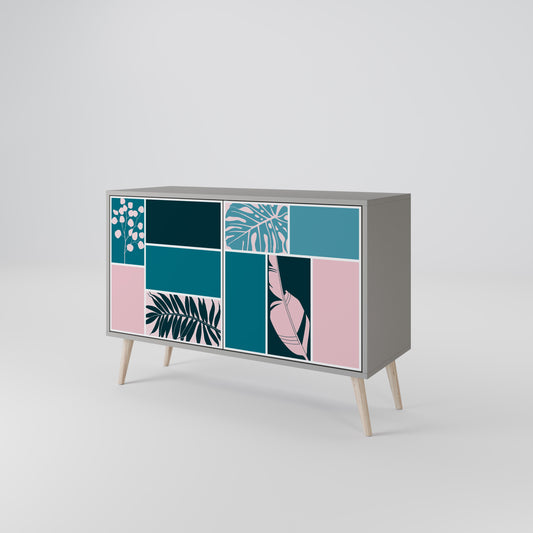 COMBINATION OF SHAPES 2-Door Sideboard in Grey Finish