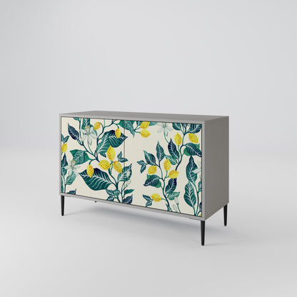 LEMON TREE 2-Door Sideboard in Grey Finish