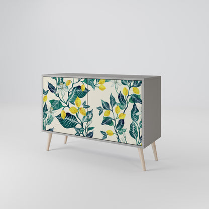 LEMON TREE 2-Door Sideboard in Grey Finish