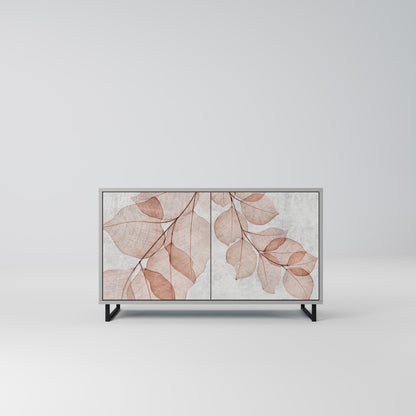 Credenza AUTUMN FRAGILITÀ a 2 ante in finitura grigia