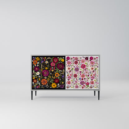 DAYNITE GARDEN Madia a 2 Ante in Finitura Grigia