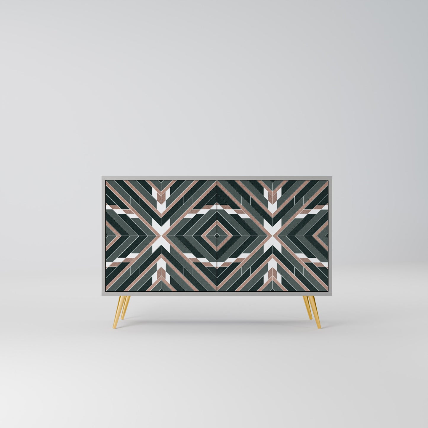 Credenza DIMENSION DELIGHTS a 2 ante in finitura grigia