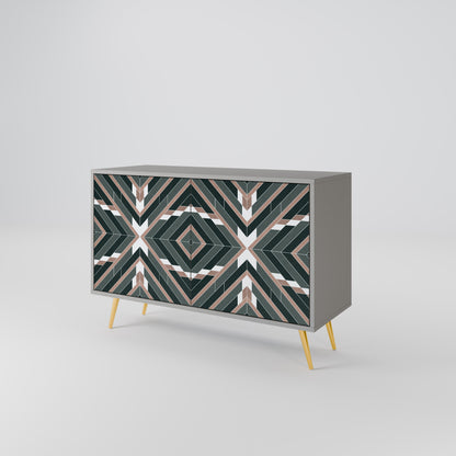 Credenza DIMENSION DELIGHTS a 2 ante in finitura grigia