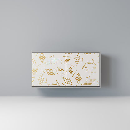 Credenza a 2 ante SPOTTED DAZE in finitura grigia