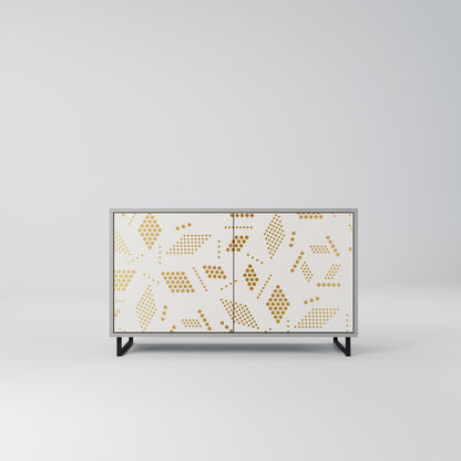 Credenza a 2 ante SPOTTED DAZE in finitura grigia