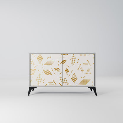 Credenza a 2 ante SPOTTED DAZE in finitura grigia