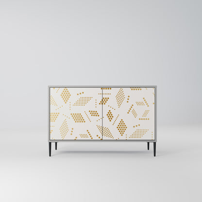 Credenza a 2 ante SPOTTED DAZE in finitura grigia