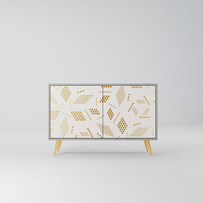 Credenza a 2 ante SPOTTED DAZE in finitura grigia