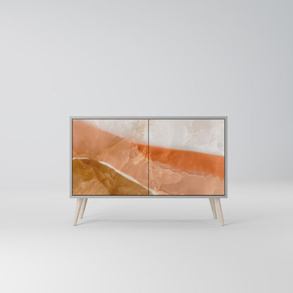Credenza a 2 ante SANDHILLS SPLENDOUR in finitura grigia