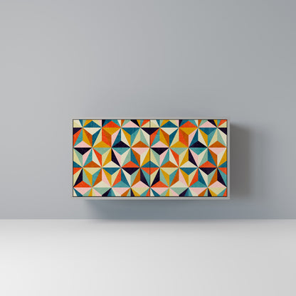 TESSELATE TREASURES 2-Door Sideboard in Grey Finish