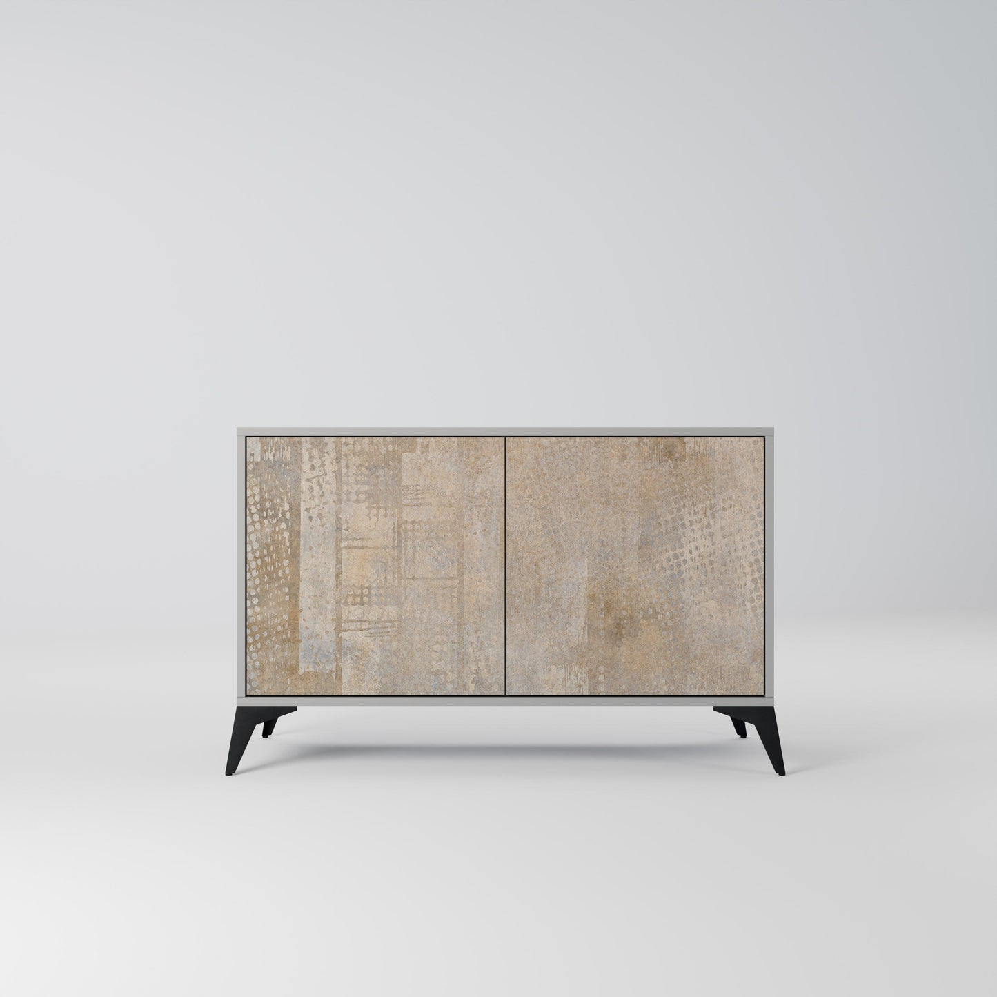ERRORE SCHERMO Credenza a 2 ante in finitura grigia