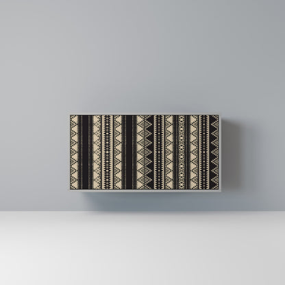 Credenza AZTEC a 2 ante in finitura grigia