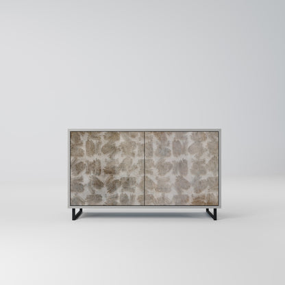 SLIGHTLY BLURRED 2-Door Sideboard in Grey Finish