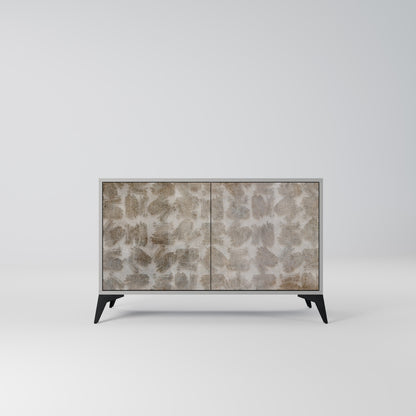SLIGHTLY BLURRED 2-Door Sideboard in Grey Finish