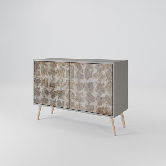 SLIGHTLY BLURRED 2-Door Sideboard in Grey Finish