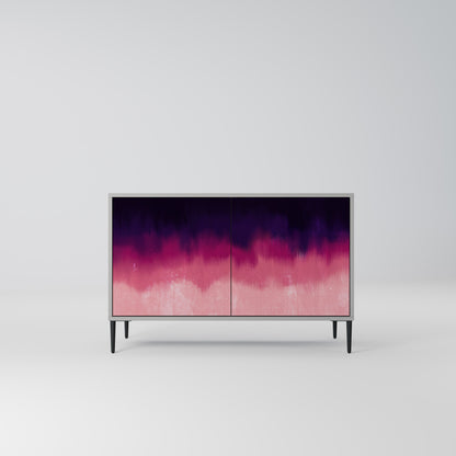 Credenza AURORA BOREALIS a 2 ante in finitura grigia