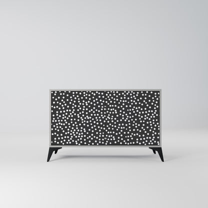 Credenza a 2 ante BLINDING LIGHTS in finitura grigia