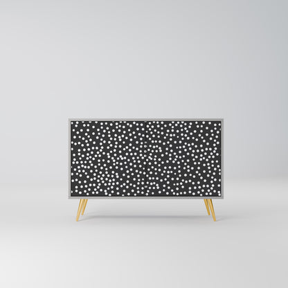 Credenza a 2 ante BLINDING LIGHTS in finitura grigia