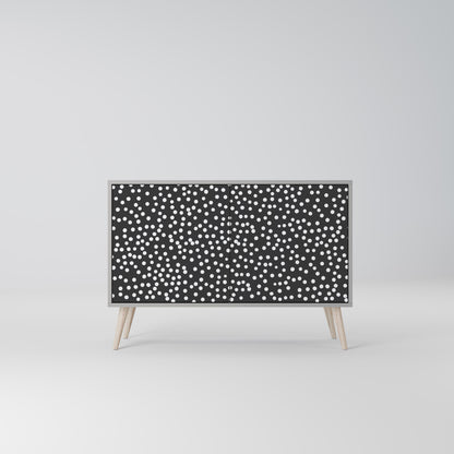 Credenza a 2 ante BLINDING LIGHTS in finitura grigia