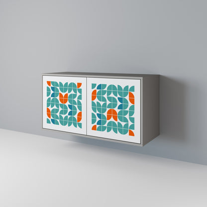 Credenza a 2 ante BE THE CHANGE in finitura grigia