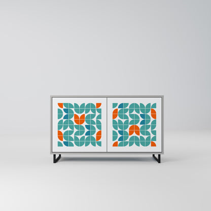 Credenza a 2 ante BE THE CHANGE in finitura grigia