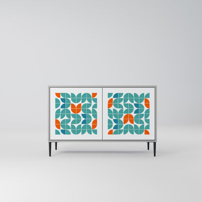 Credenza a 2 ante BE THE CHANGE in finitura grigia