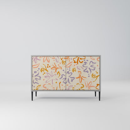 SPRING WHIMSY 2-Door Sideboard in Grey Finish