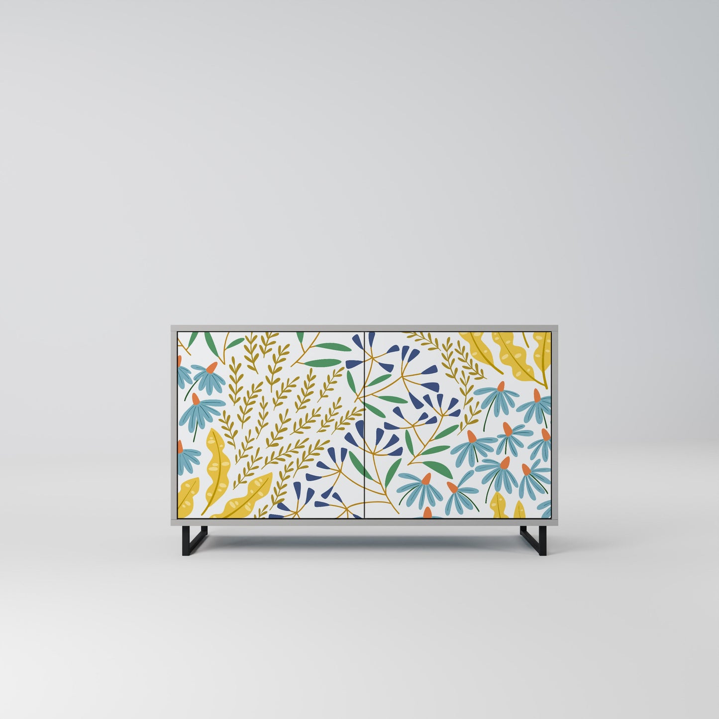 HELLO SPRING 2-Door Sideboard in Grey Finish
