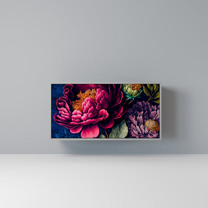 Credenza BLOOMING ELEGANCE a 2 ante in finitura grigia
