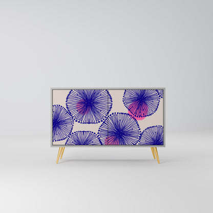 MAGIC NATURE 2-Door Sideboard in Grey Finish