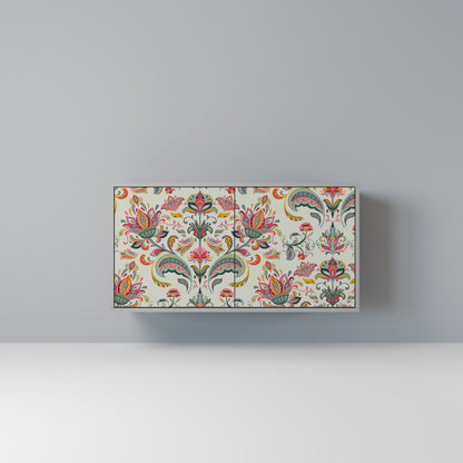 ORGANIC FOLKLORE 2-Door Sideboard in Grey Finish