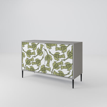 SEEDLING SONGBIRD 2-Door Sideboard in Grey Finish