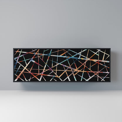 POLYGON VERVE Madia a 3 Ante in Finitura Nera