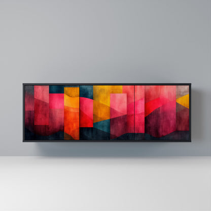 COLORFUL SOUNDS Madia a 3 Ante in Finitura Nera