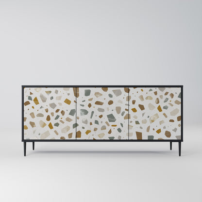 PIECES OF TOMORROW 3-Door Sideboard in Black Finish