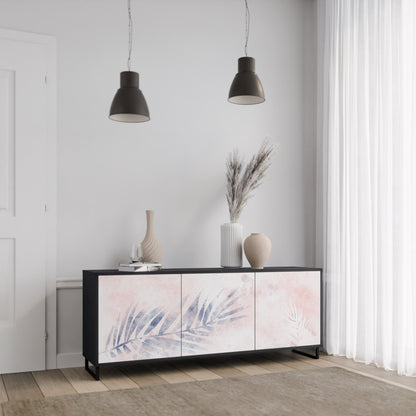 Credenza TIMELESS FLOAT a 3 ante in finitura nera