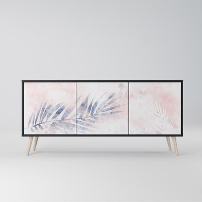 Credenza TIMELESS FLOAT a 3 ante in finitura nera